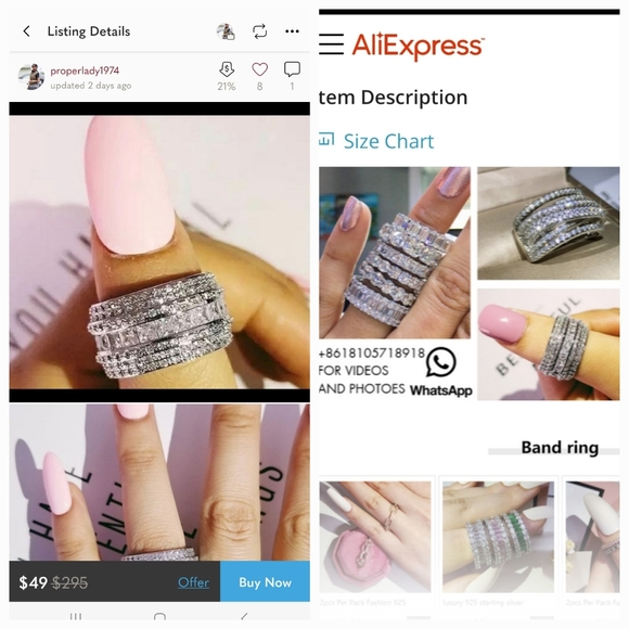 SAVE YOUR MONEY- Rings Jewelry Scammy - Picture 7 of 11